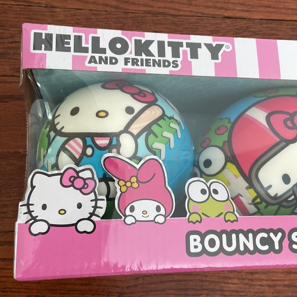 New Sanrio Hello Kitty Bouncy Sport Balls Kids Toys - Picture 5 of 12